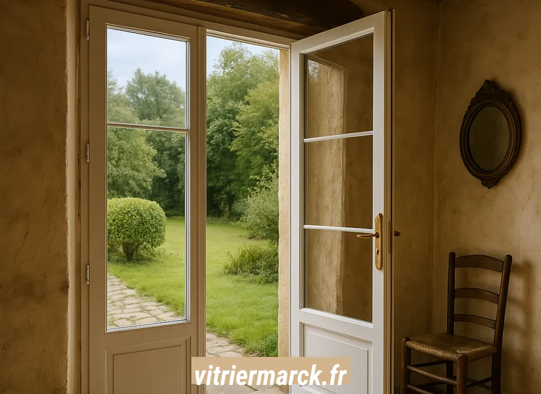 Installation de fenêtre en PVC Marck