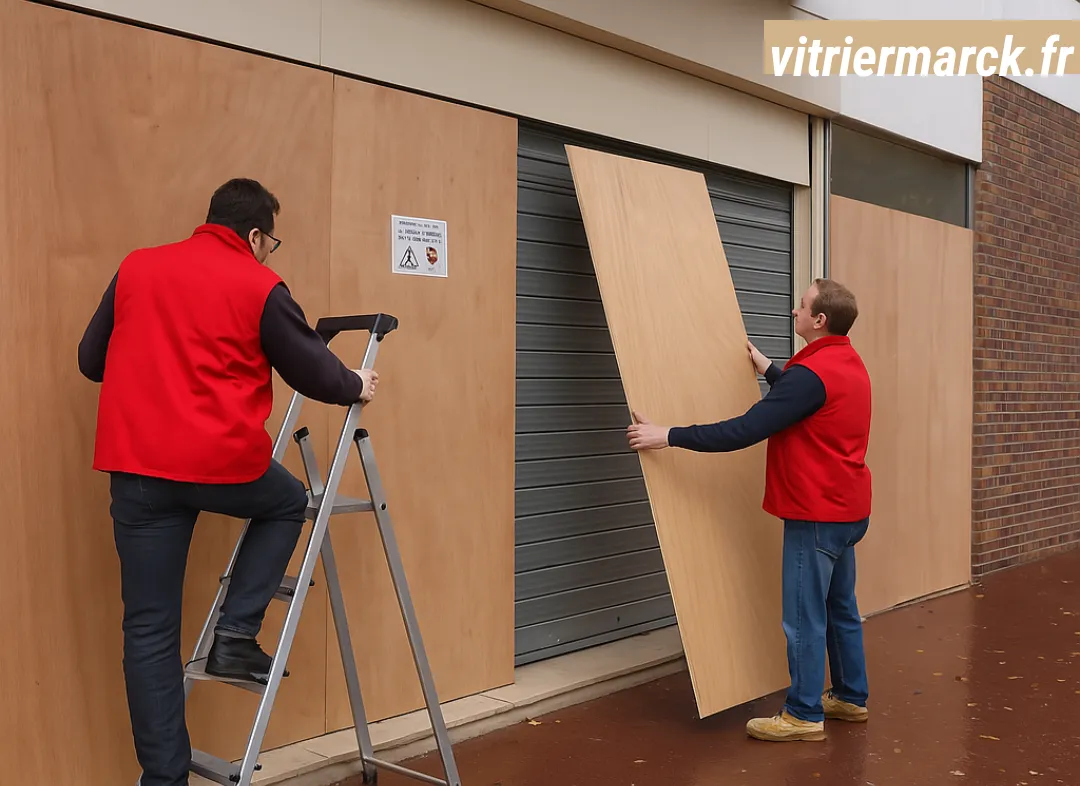 Mise en sécurité fermeture provisoire Marck